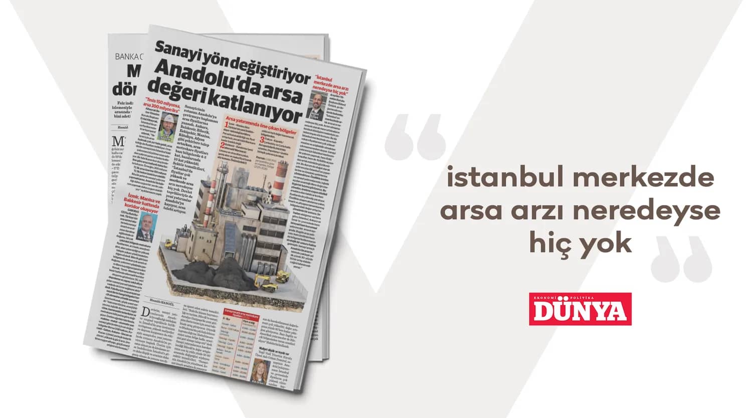 There is almost no land supply in central Istanbul