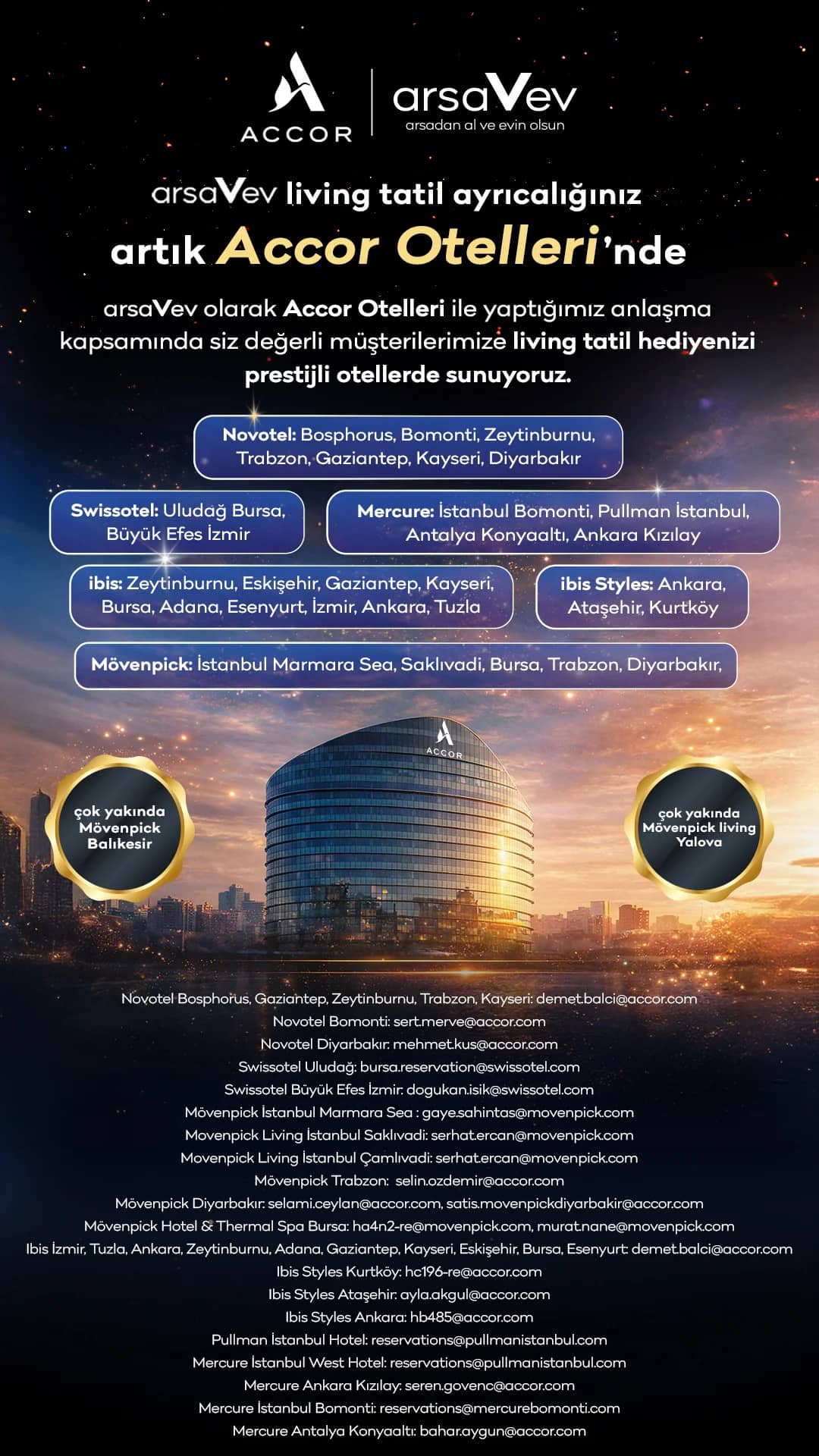 arsaVev Club living - Urlaubsprivileg in Accor Hotels