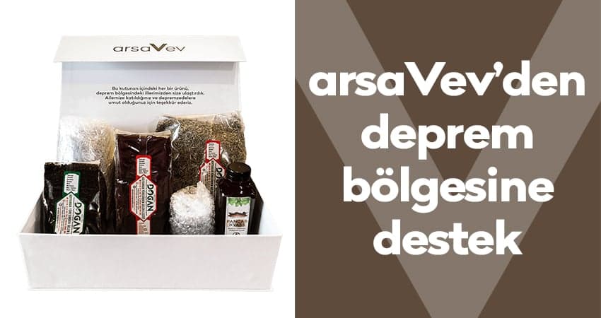 Unterstützung von ArsaVev für das Erdbebengebiet