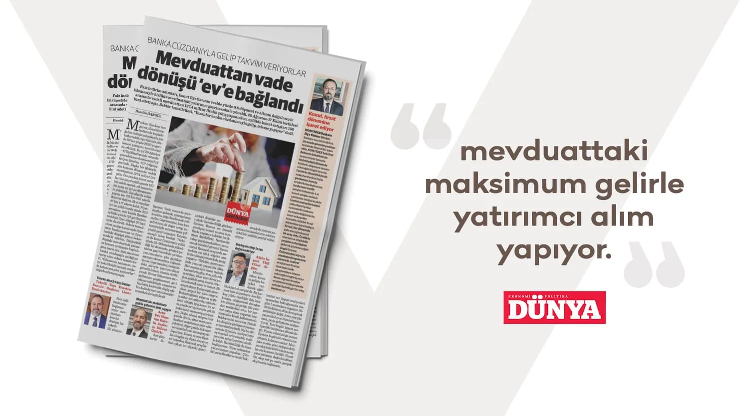 Der Investor kauft mit der maximalen Rendite aus Einlagen.