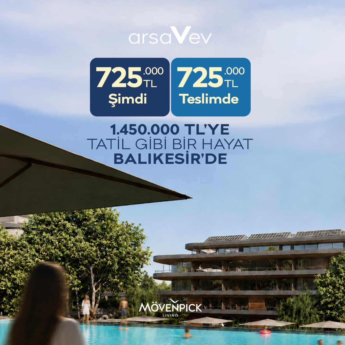 arsaVev Balıkesir'de 1.450.000 TL'den başlayan fiyatlarla arsadan ev sahibi olun, tatil gibi bir hayata kavuşun. Şehrin kalabalığından uzaklaşın; doğayla iç içe, huzurlu ve konforlu bir yaşamın keyfini çıkarın. Üstelik 1.450.000 TL peşin, 1.450.000 teslimde ödeme imkanı ile. Hemen başvurmak için iletişim bilgilerinizi bırakın, sizi arayalım.